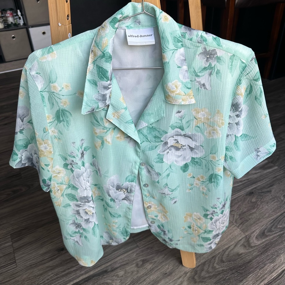 Vintage Floral Alfred Dunner Top